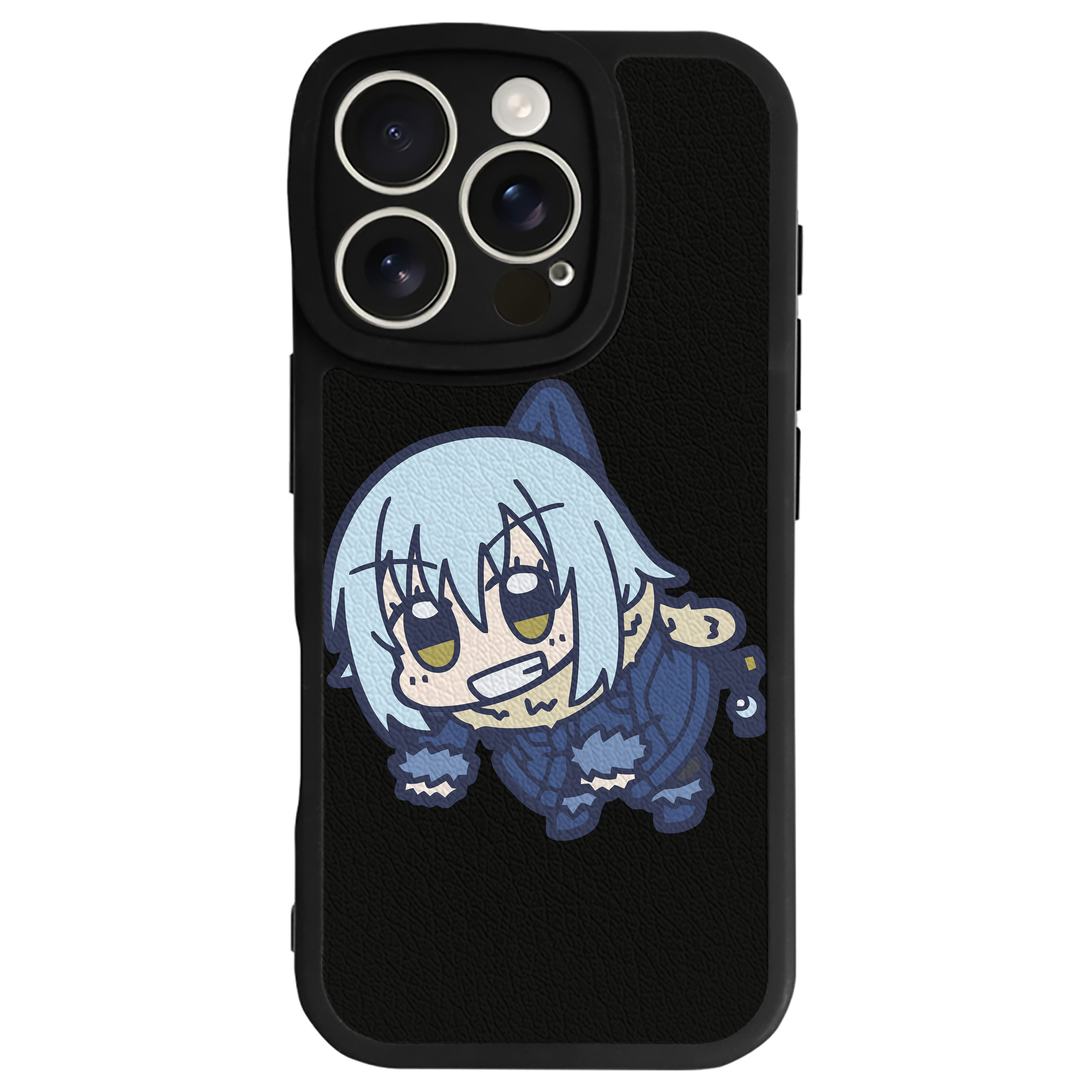 （画像用） 転スラ Regarding Reincarnated to Slime 【iPhone 16シリーズ対応】シリコンスマホケース（レザー調） 材質：シリコン